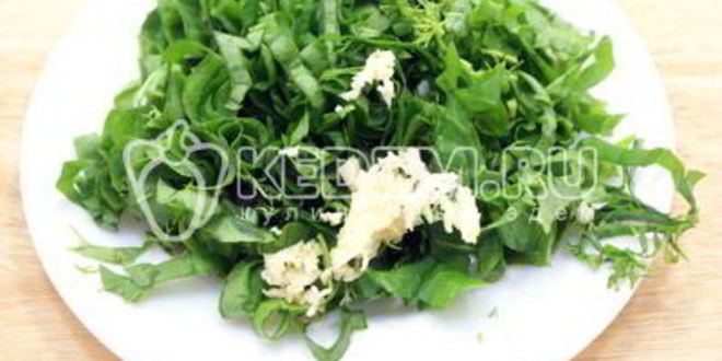 Рецепт борщ со щавелем