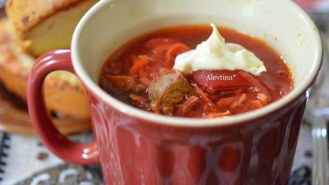 Рецепт Борщ со сладким перцем