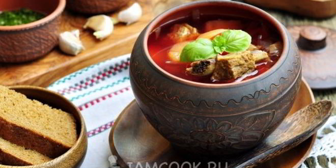 Рецепт борщ со свеклой и свежей капустой