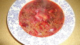 Рецепт Борщ со свеклой