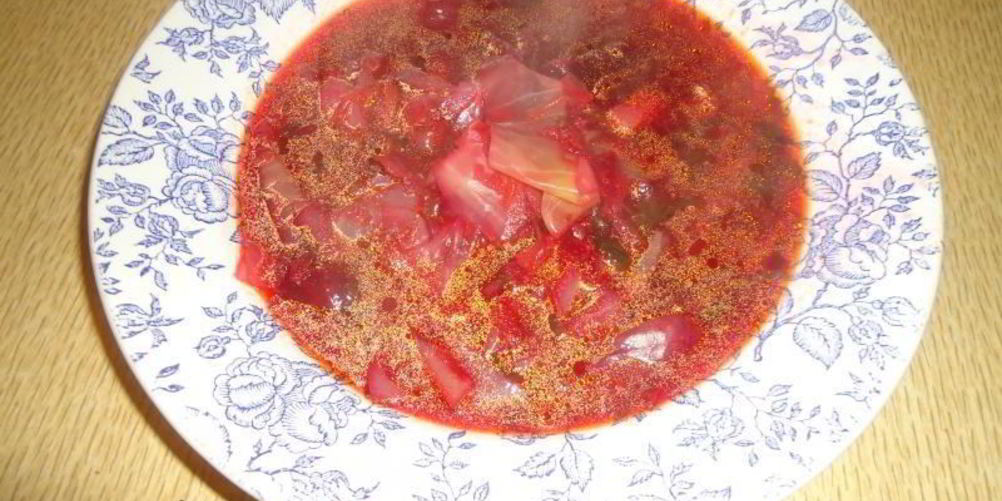 Как приготовить борщ со свеклой