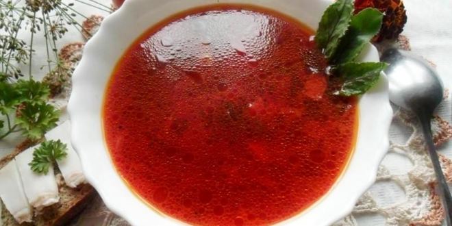 Рецепт борщ со свекольной ботвой в мультиварке