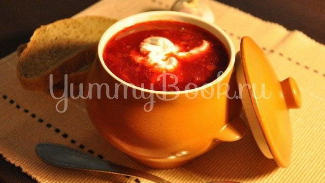 Рецепт Борщ украинский