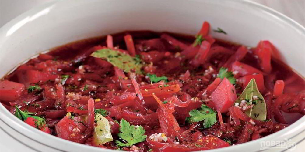 Как приготовить борщ вегетарианский