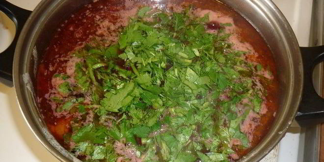 Рецепт борщ-экспромпт без капусты