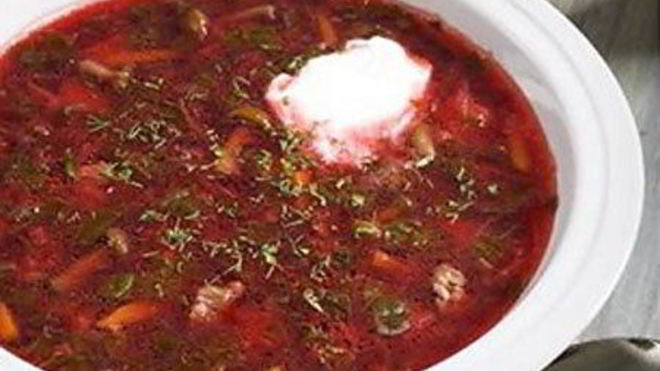 Рецепт Борщ зеленый со щавелем