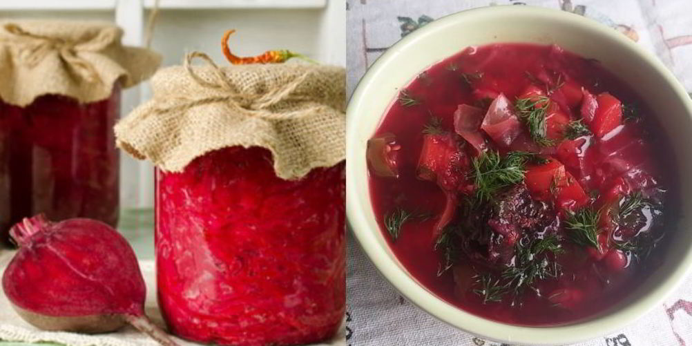 Рецепт борщ из говядина со свеклой