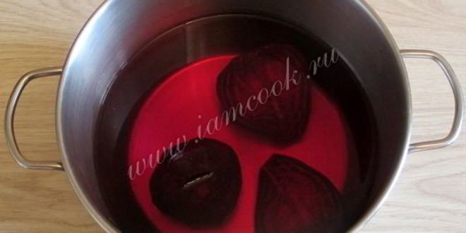 Рецепт холодный борщ из свеклы