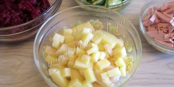 Рецепт холодный борщ из свеклы