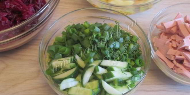 Рецепт холодный борщ из свеклы