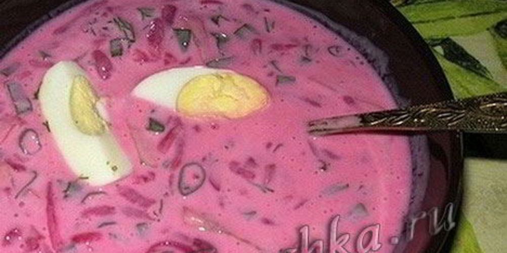 Как приготовить холодный борщ на огуречном рассоле