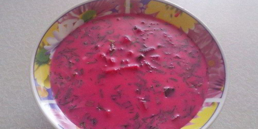 Как приготовить холодный борщ с кальмарами