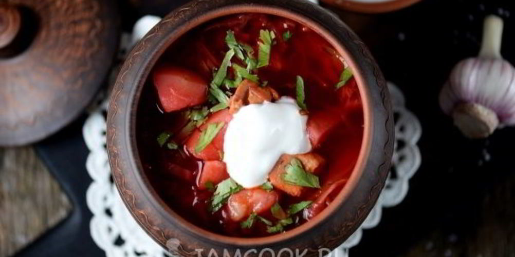 Как приготовить классический борщ с курицей