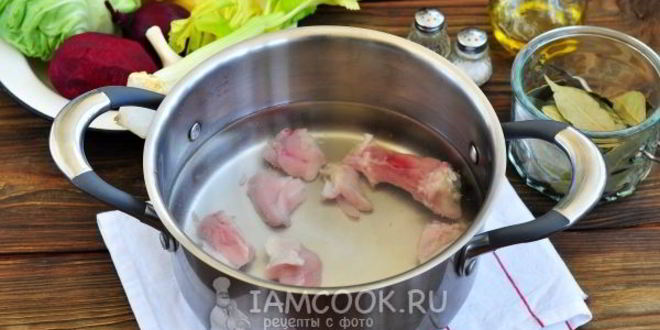 Рецепт классический борщ с курицей