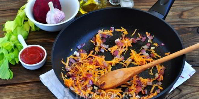 Рецепт классический борщ с курицей