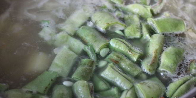 Рецепт осенний зеленый борщ