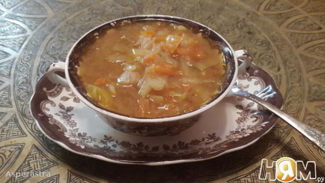 Рецепт Осенний желтый борщ