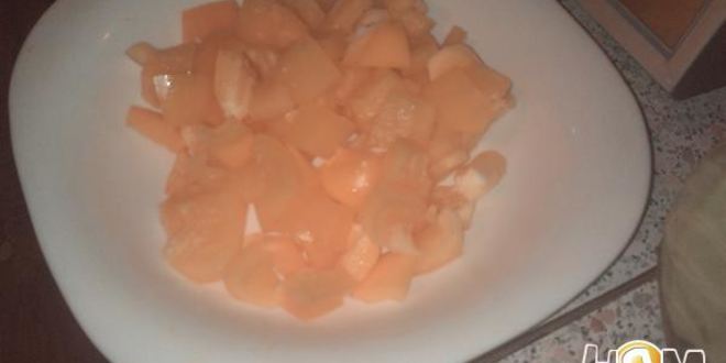 Рецепт осенний желтый борщ