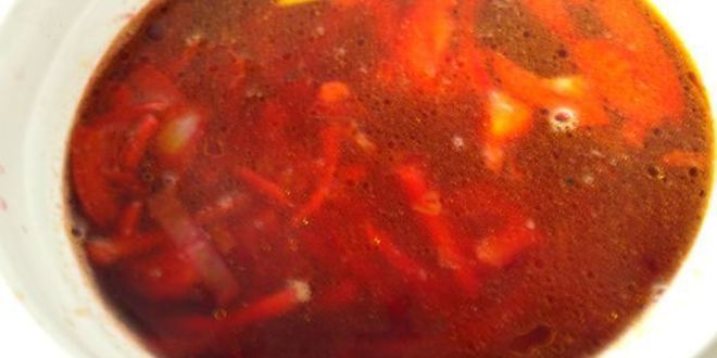 Рецепт постный борщ с черносливом