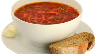 Рецепт Постный борщ с килькой