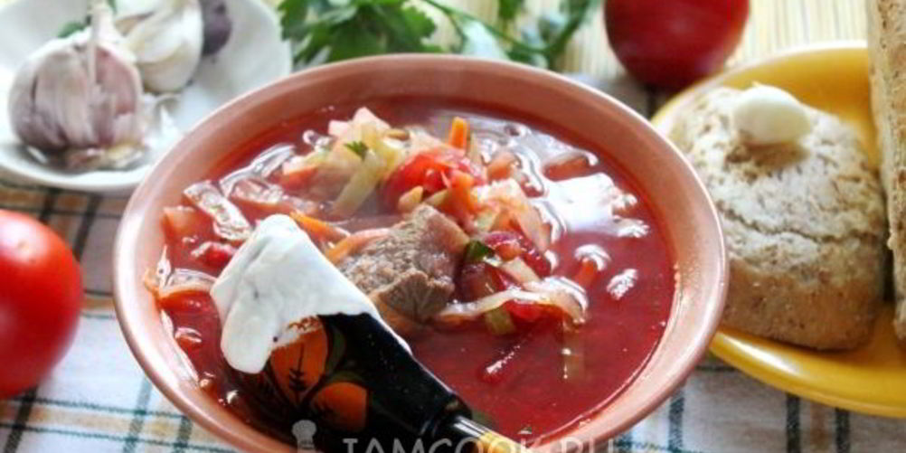 Как приготовить русский борщ