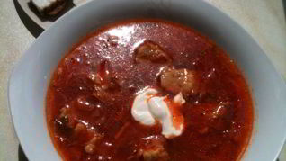 Рецепт Украинский борщ