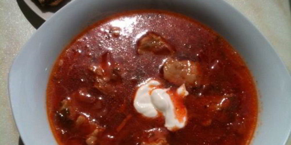 Как приготовить украинский борщ