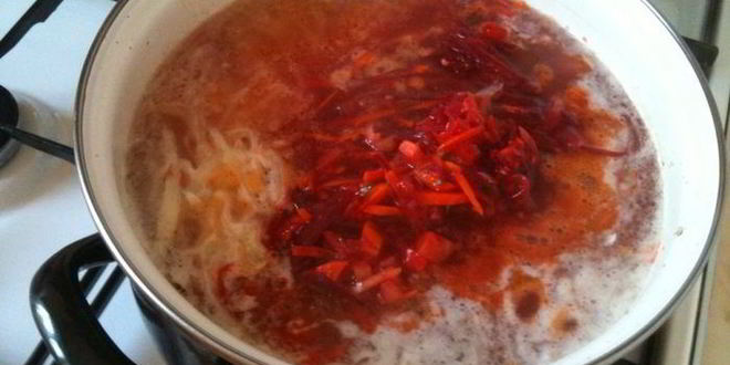 Рецепт украинский борщ