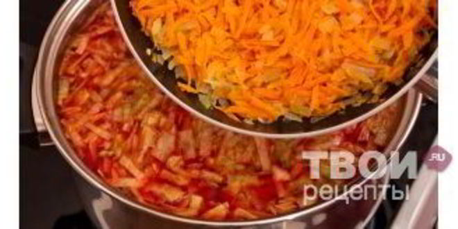 Рецепт вкуснейший борщ