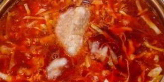 Рецепт вкусный борщ с тушенкой