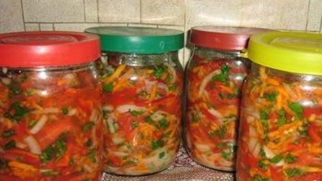 Рецепт Заправка для борща на зиму без свеклы