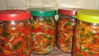 Рецепт Заправка для борща на зиму без свеклы