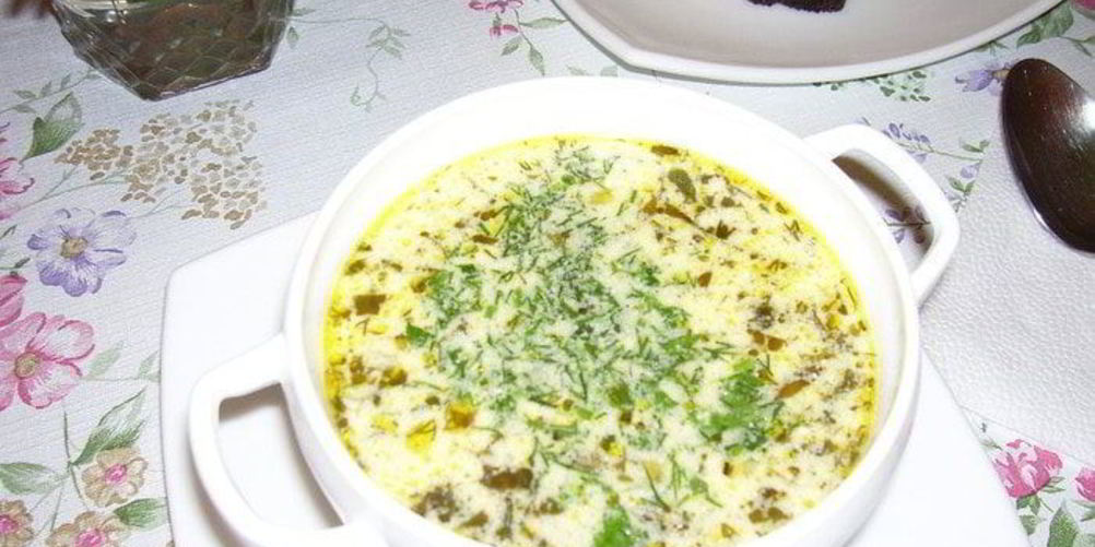 Рецепт зеленый борщ со свеклой и зеленым горошком