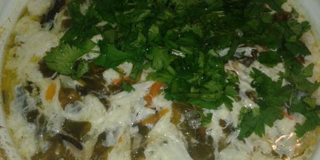 Рецепт зеленый борщ с сомом