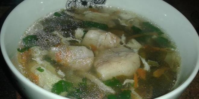 Рецепт зеленый борщ с сомом