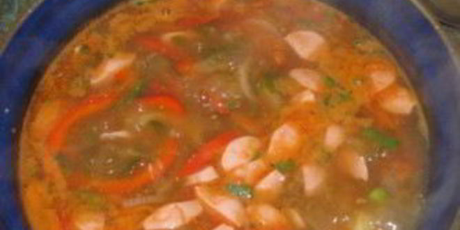 Рецепт зеленый борщ со щавелем и крапивой