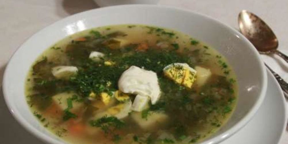 Как приготовить зеленый борщ