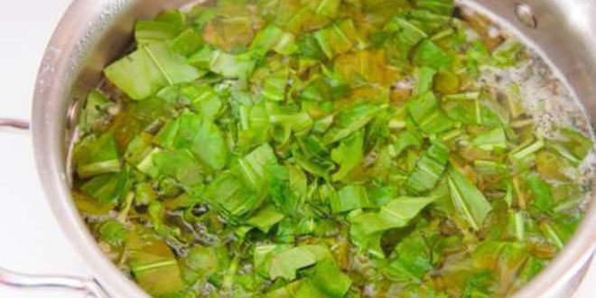 Рецепт зеленый борщ