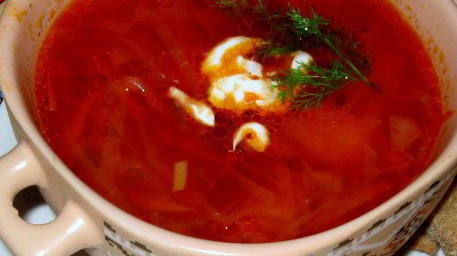 Рецепт Зимний Борщ