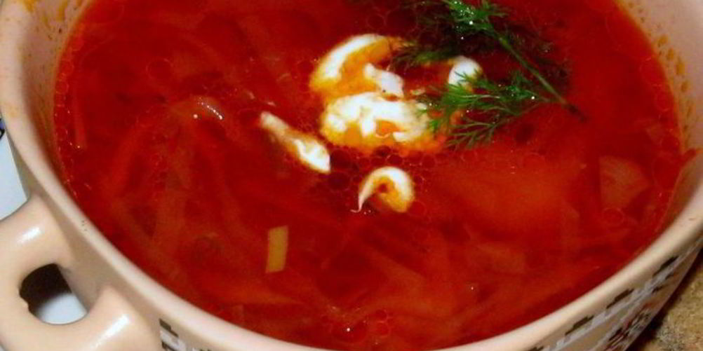 Как приготовить зимний борщ
