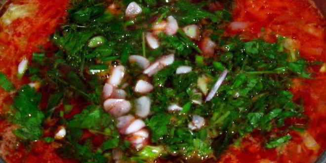 Рецепт зимний борщ