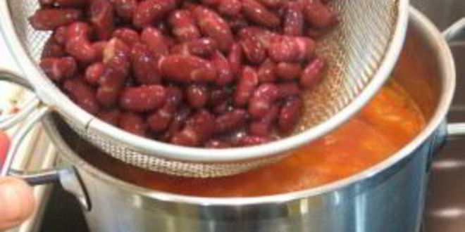 Рецепт быстрый фасолевый суп