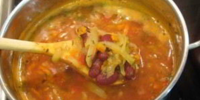 Рецепт быстрый фасолевый суп