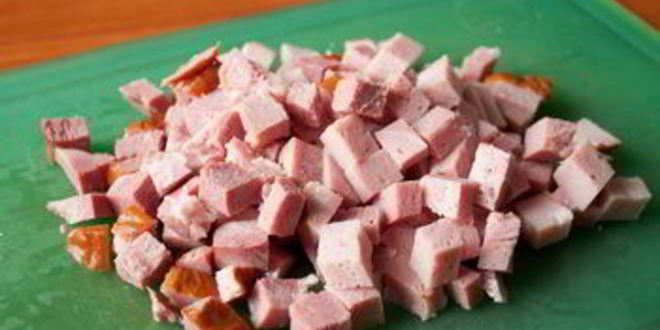 Рецепт быстрый суп из цветной капусты с ветчиной