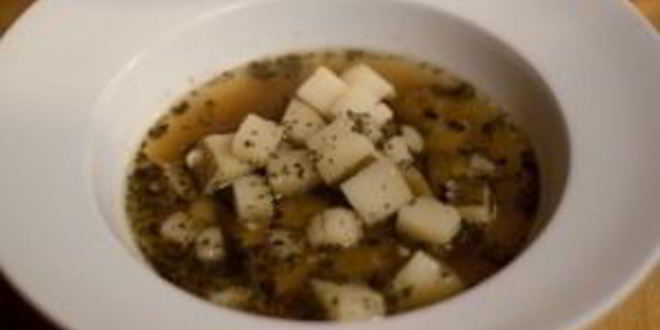 Рецепт чешский чесночный суп