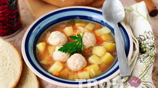Рецепт суп с фрикадельками