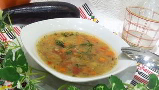 Рецепт Диетический суп из чечевицы