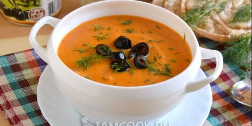 Как приготовить диетический томатно-тыквенный суп