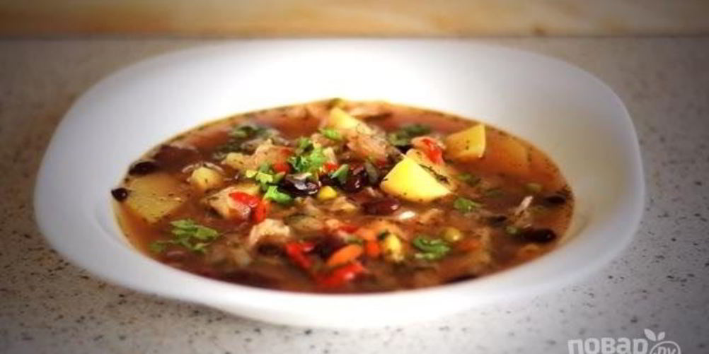 Как приготовить фасолевый суп из красной фасоли