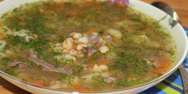 Рецепт фасолевый суп на гусе